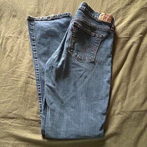 Levi's Women's Navy and Blue Jeans
